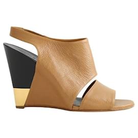 Chloé Camel leather heels Camel