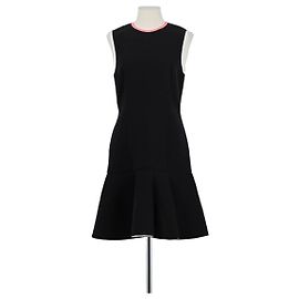 Fendi Vestido de algodón negro Negro