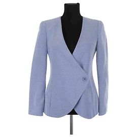 Armani Blue cotton jacket Blue