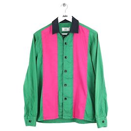 Camisa de algodón verde Verde