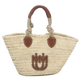 Borsa MIU Basket Miu Miu Beige