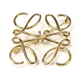 Anagram Goldbrosche von Loewe Golden