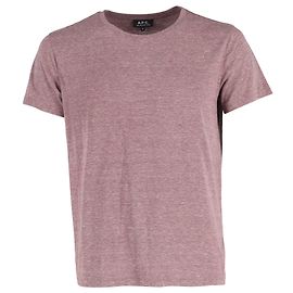 Apc Camiseta de cuello redondo A.P.C. en algodón malva Otro Púrpura