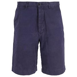 Autre Marque Bermuda in cotone blu tinto in capo con gamba dritta di Mr P. Blu