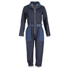 Apc Macacão de denim com cinto A.P.C. Rosie em denim azul marinho Azul Azul marinho