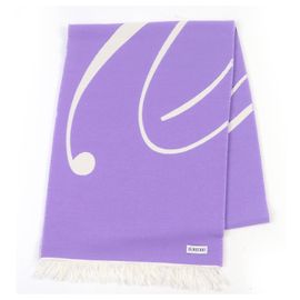 Cachecol de lã Burberry Roxo
