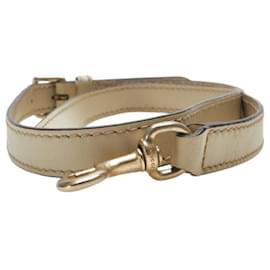 Gucci-Gucci Leather Shoulder Strap-Other,Eggshell