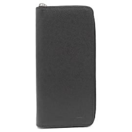 Louis Vuitton-Louis Vuitton Taiga Wallet-Black
