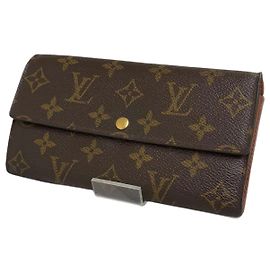 Louis Vuitton Sarah Wallet Brown Monogram Canvas Brown