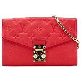 Rote Monogramm Empreinte Saint Germain Pochette von Louis Vuitton Rot