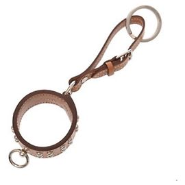 Porte-clés Charm Aneau Collier de Chien Hermès Doré