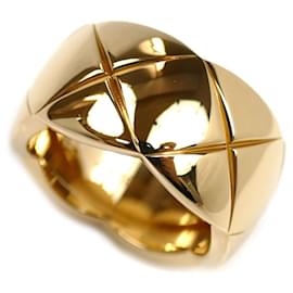 Chanel-Chanel 18K Yellow Gold Coco Crush Band Ring-Golden