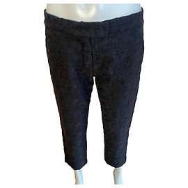 Joseph Floral Lace Pants – Absolute Elegance and Refinement ✨ Black
