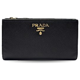 Prada Saffiano Bifold Wallet Black