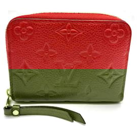 Louis Vuitton-Louis Vuitton Zippy Coin Purse-Red