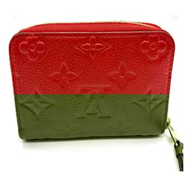 Louis Vuitton-Louis Vuitton Zippy Coin Purse-Red