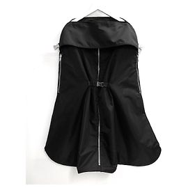 Transformierbares Envelope Kleid Prada x Elizabeth Diller Schwarz Schwarz