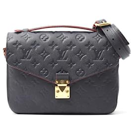 Louis Vuitton-Bolsa 2 em 1 Pochette Metis Empreinte Louis Vuitton-Azul