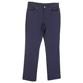 Escada gerade Hose aus marineblauer Seide Blau Marineblau