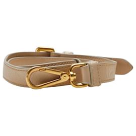 Prada Shoulder Strap Leather Accessory Beige