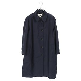 Abrigo de mohair de niño de un solo botón Miu Miu Azul Azul marino
