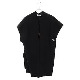 Valentino VLTN logo Wool Poncho Black Other