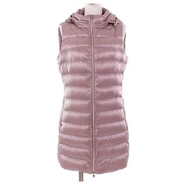 Autre Marque Colete de nylon acolchoado Herno Roxo