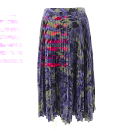 Balenciaga-Balenciaga Pleated Skirt Polyester Skirt-Multiple colors