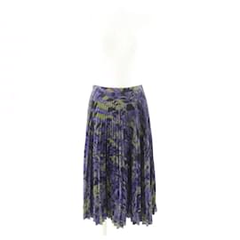 Balenciaga-Balenciaga Pleated Skirt Polyester Skirt-Multiple colors