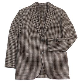 Salvatore Ferragamo Tailored Wool Jacket Brown