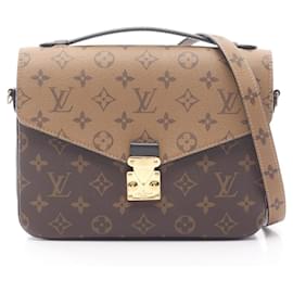 Louis Vuitton-Louis Vuitton Metis MM Pochette Handbag-Brown,Black
