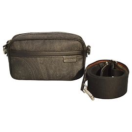 ETRO PICCOLA BORSA A TRACOLLA ARNICA GRIGIA IN CANVAS Grigio