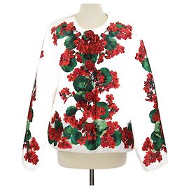 Blazer de seda con estampado floral Dolce & Gabbana Otro
