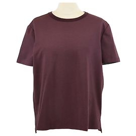 Camiseta de algodão bordada com logo Loro Piana Sugar Plum Outro