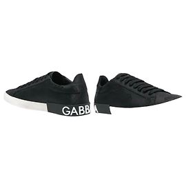 Baskets Portofino authentiques Dolce & Gabbana Noir