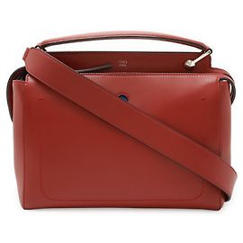 Fendi Red Leather Handbag Shoulder Bag Red