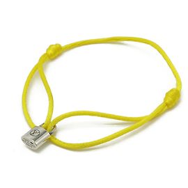 Pulsera Charm Silver Lockit de Louis Vuitton Amarillo