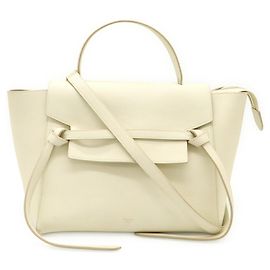 Céline Bolsa de Cinto Celine Mini em Branco Branco