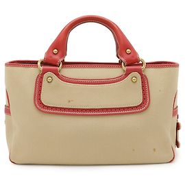 Céline Bolsa de mão Celine Boogie Bag Bege Dourado