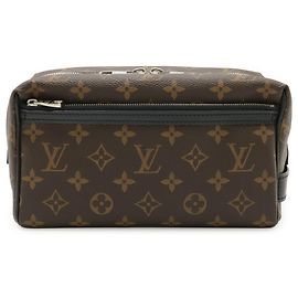Pochette da Toilette Truss Monogram Macassar Louis Vuitton Marrone Nero