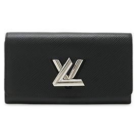 Cartera Larga Bi-fold Twist Epi Louis Vuitton Negro