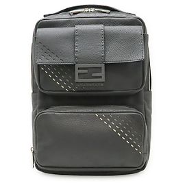 FENDI Selleria FF Backpack Brown Black