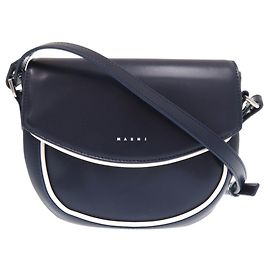 Borsa Marni Smile - Borsa a Spalla Blu Navy Blu navy