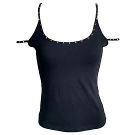 Versace Jeans Couture Studded Strap Camisole Black Black