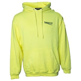 Balenciaga, moletom amarelo com logo Amarelo