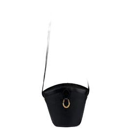 Christian Dior Logo Pattern Bucket Shoulder bag Black Black