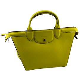 Héritage Leder Longchamp Gelb