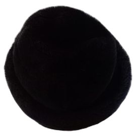 Autre Marque Schwarzer Pelzhut Schwarz