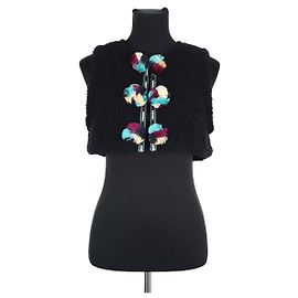 Isabel Marant Schwarze Wollweste Schwarz