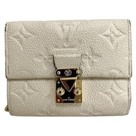 Louis Vuitton-Louis Vuitton Pochette Metis Monogram Empreinte Wallet-Brown,Beige